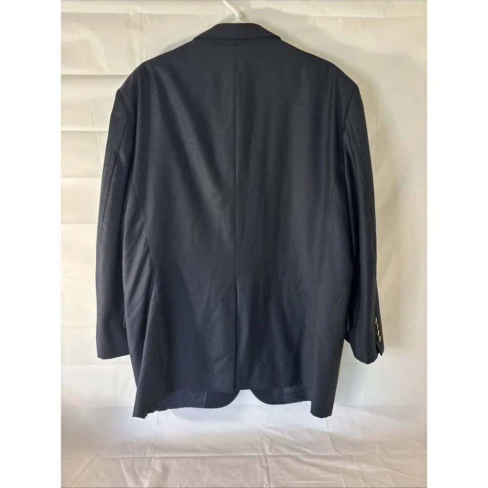 Brooks Brothers 45R Blazer Men’s 100% Wool Navy USA Made 2 Button Sports Coat